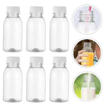 Bottlesbottlecontainers De Unică Folosință Pentru Băuturi Plasticclear Gol Bea Capace Watercaps Depozitare Recipient Transparent Juicingmini