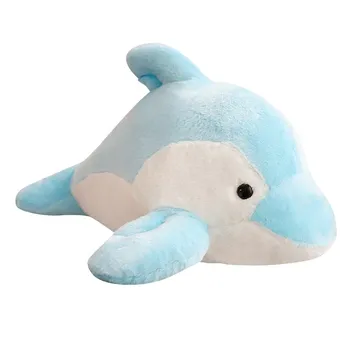 35cm Cartoon dolphin umplute pernă perne de podea new nordic decor acasă copilul delfin drăguț animal de pluș jucărie de pluș cadouri